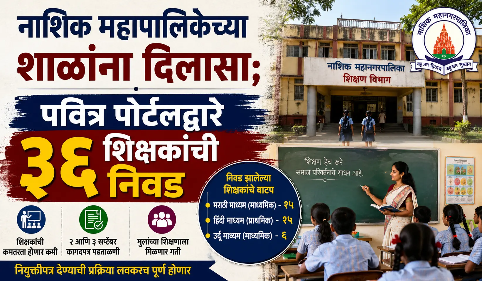 Nashik Municipal School Teachers