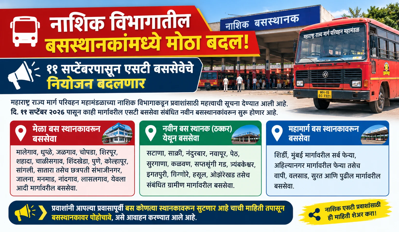 Nashik ST Bus Service