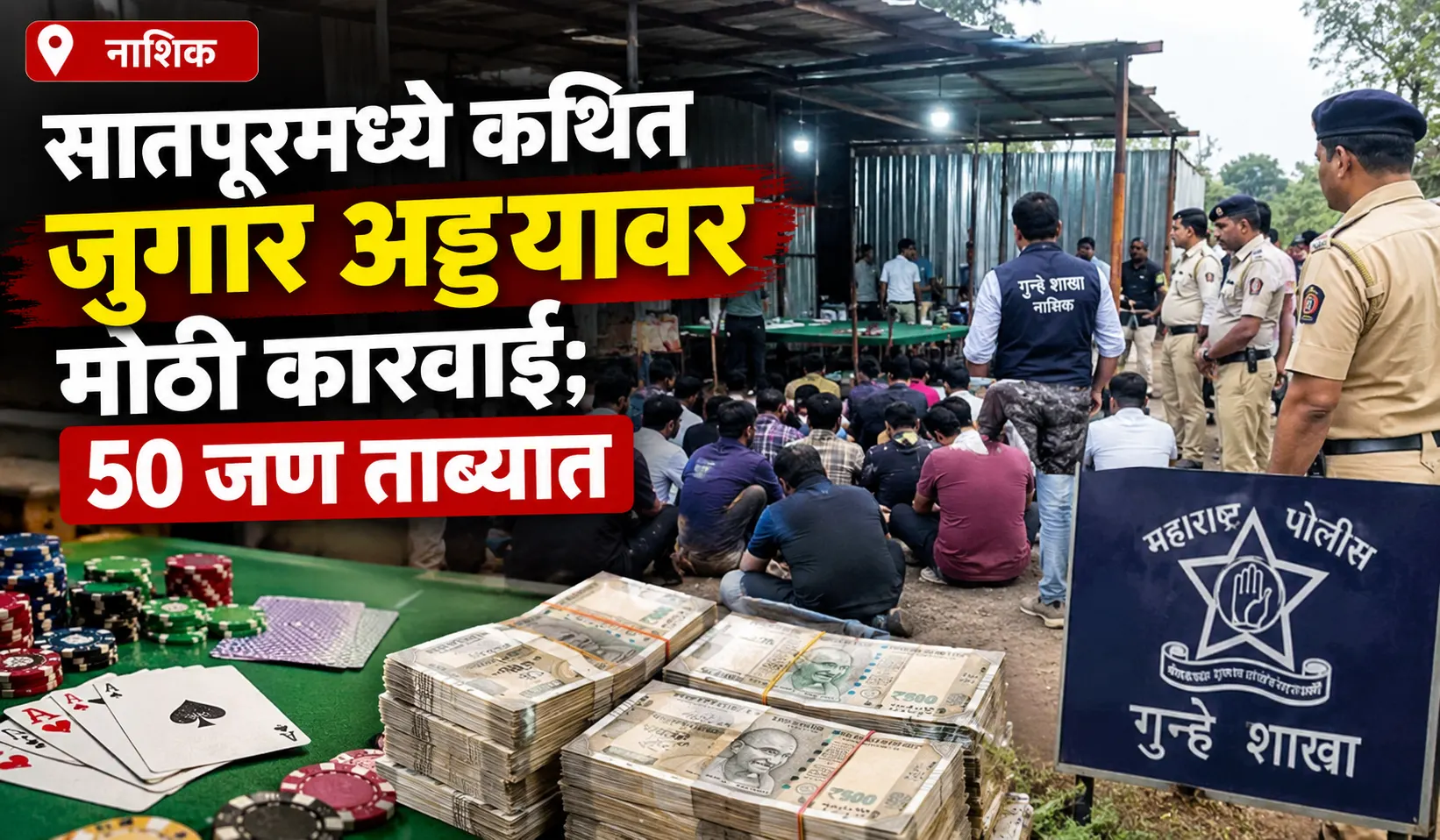 Satpur gambling raid